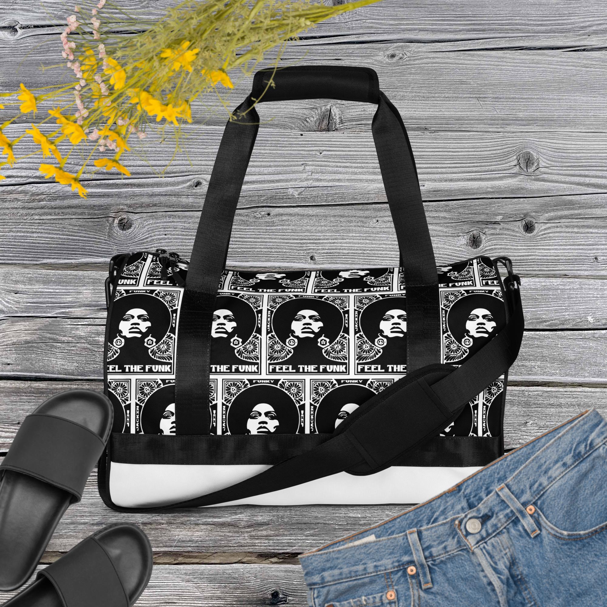 Feel The Funk Records Print All Over Gym Bag