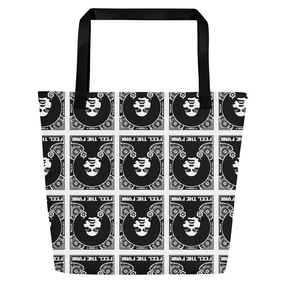 Feel The Funk All-Over Print Large Tote Bag - Image 2
