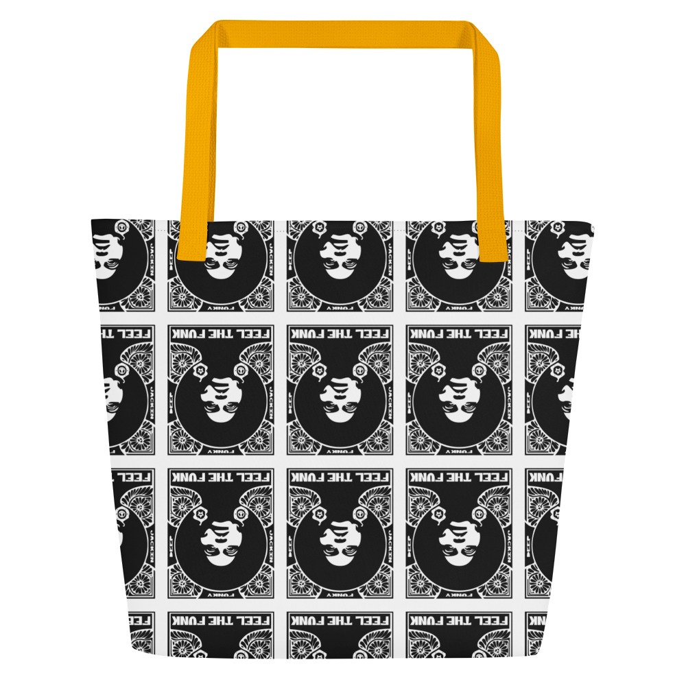 Feel The Funk All-Over Print Large Tote Bag - Image 6