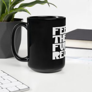 Feel The Funk Logo Black Glossy Mug
