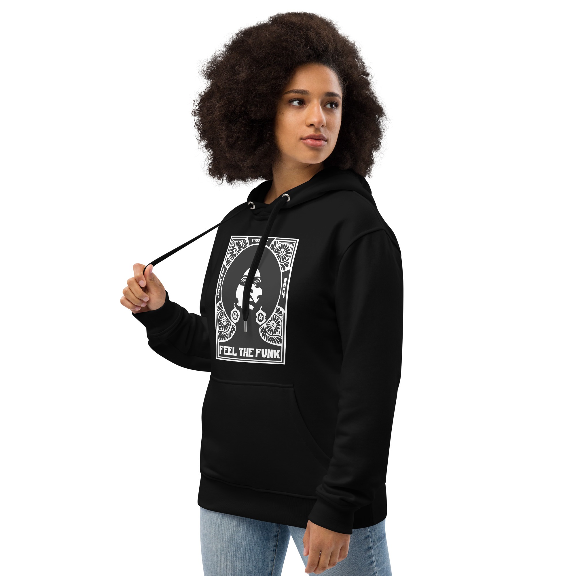 Feel The Funk Logo Premium Eco Hoodie - Image 2