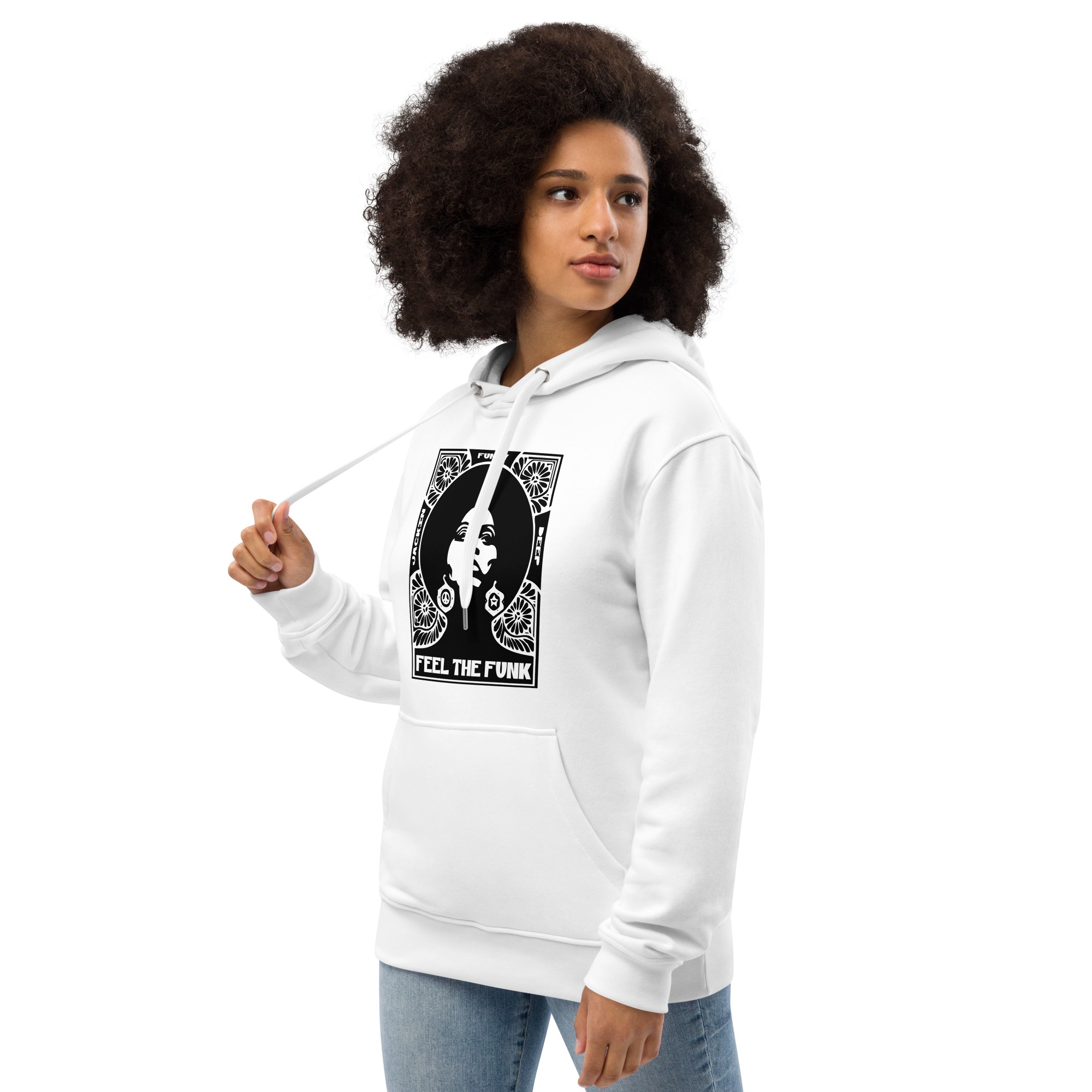 Feel The Funk Logo Premium Eco Hoodie - Image 7