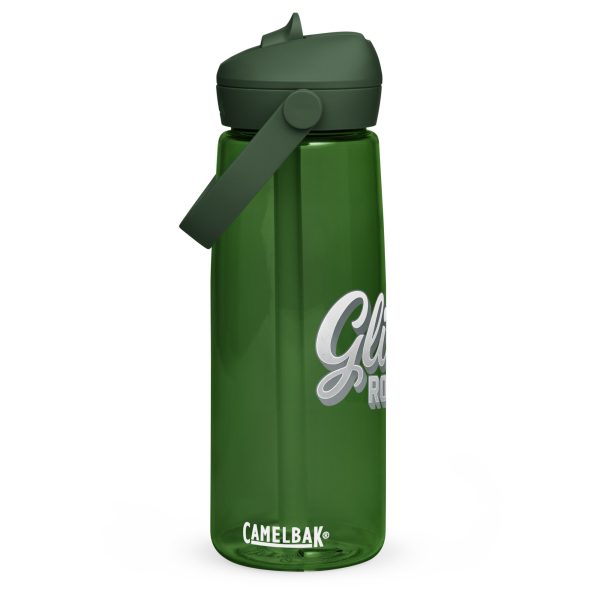 Glitter Robots Flip Straw Water Bottle